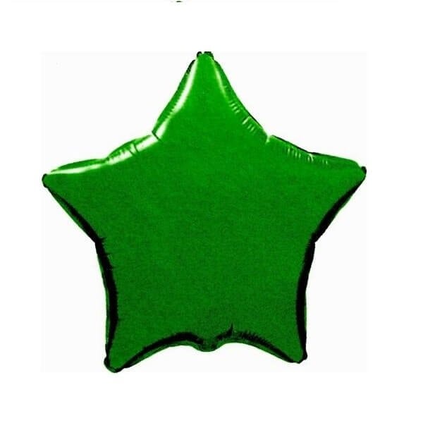 Folinis balionas žalia žvaigždė