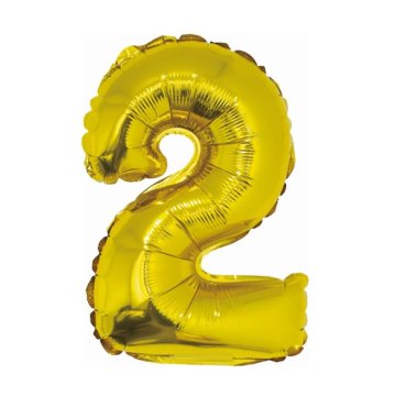 Auksinis folinis balionas „2“