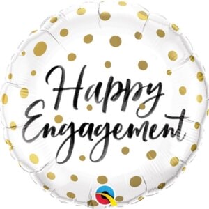 Foliniai balionai sužadėtuvių proga „Happy Engagement“