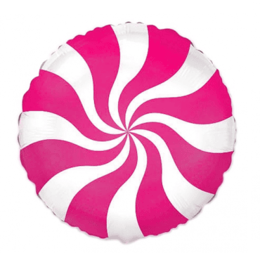 Folinis rožinis balionas saldainis šventinės dekoracijos
