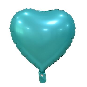 Folinis balionas Širdelės formos Turkio spalvos