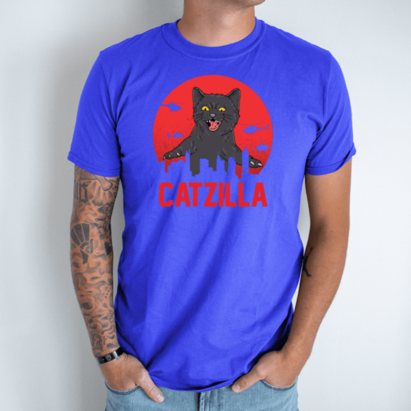 melyna-vyriski-marskineliai-catzilla