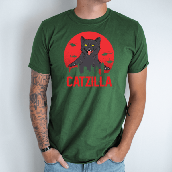 tamsiai-zalia-vyriski-marskineliai-catzilla